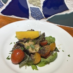 魚介のバジルマリネ