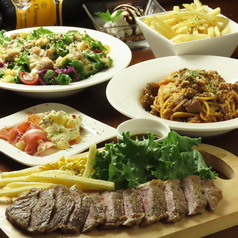 お腹いっぱいになれるアミューズメントバー♪