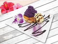 紅芋モンブランパンケーキ