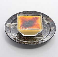 蘭王卵のクリームブリュレ