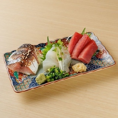 日替わり鮮魚の3点盛り