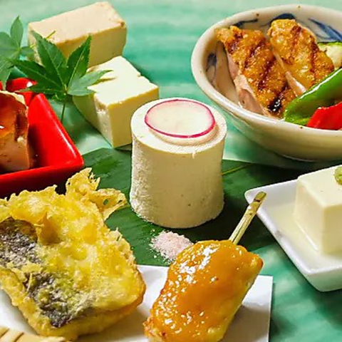 100年愛される京豆腐と、京食材の創作料理♪