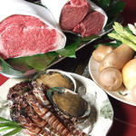 フレッシュな野菜も鉄板焼で楽しめます。