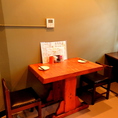 １F2名専用テーブル♪