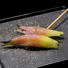 ミョウガの炙り串