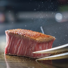 新横浜 鉄板焼き 牛鳴のコース写真