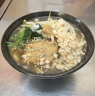 こだわりの背脂にんにく醤油ラーメン