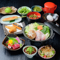本まぐろと名古屋飯 花かるたのコース写真