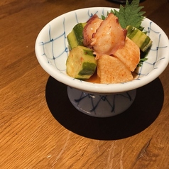 蛸と長芋のキムチ