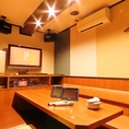 掘りごたつの個室をご用意！お仕事帰りでも、足の疲れを気にせずお食事をお楽しみいただけます♪人数等、お気軽にご相談ください。各種ご予約をお待ちしております！