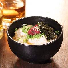 地鶏茶漬け（鶏そぼろ/梅）