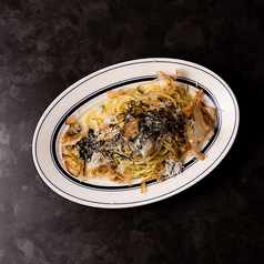 しらすと塩昆布の和風パスタ