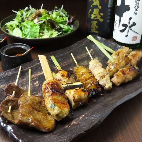 完全個室の炭火焼鳥店！当店自慢の炭火焼鳥を存分にご堪能下さいませ