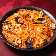 Paella Mixta 魚介と鶏肉のミックスパエリア