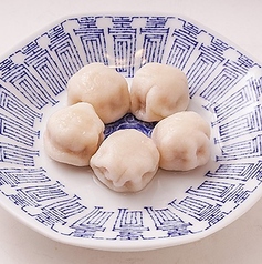 海老と豚肉の茹でワンタン