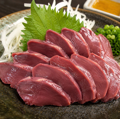 牛ハツ炙り刺