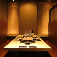 モダン空間で、上質なお肉をゆったりと堪能いただけます