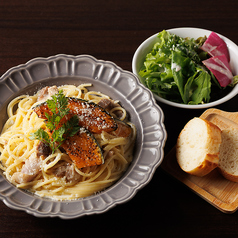 週替わりパスタランチセット（サラダ、パン付）