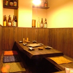 足元ラクちんな掘りごたつ！個室16名迄OK☆宴会、忘年会に最適！！ご予約はお早めに。