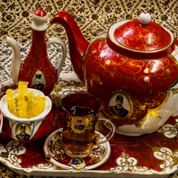 アジアン雑貨で、内装、食器にこだわりあり★