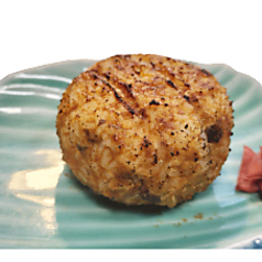 焼きおにぎり～焼鯖ほぐし入