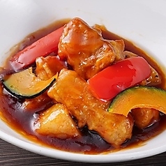 厚切りロースの酢豚