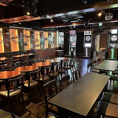 貸切時レイアウトの一例です。人数やご希望に応じてお席の配置を行います。