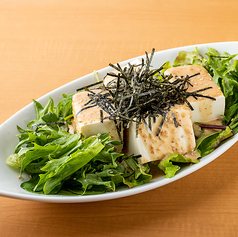 豆腐とのりの胡麻サラダ