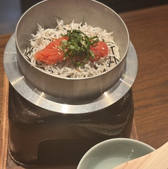 博多明太子としらすの釜飯ご飯