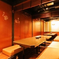 掘りごたつの個室をご用意！お仕事帰りでも、足の疲れを気にせずお食事をお楽しみいただけます♪人数等、お気軽にご相談ください。各種ご予約をお待ちしております！