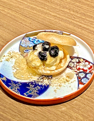 黒豆とクリームチーズの最中