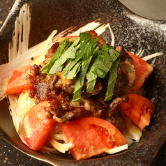 フレッシュトマトサラダ/焼しゃぶサラダ