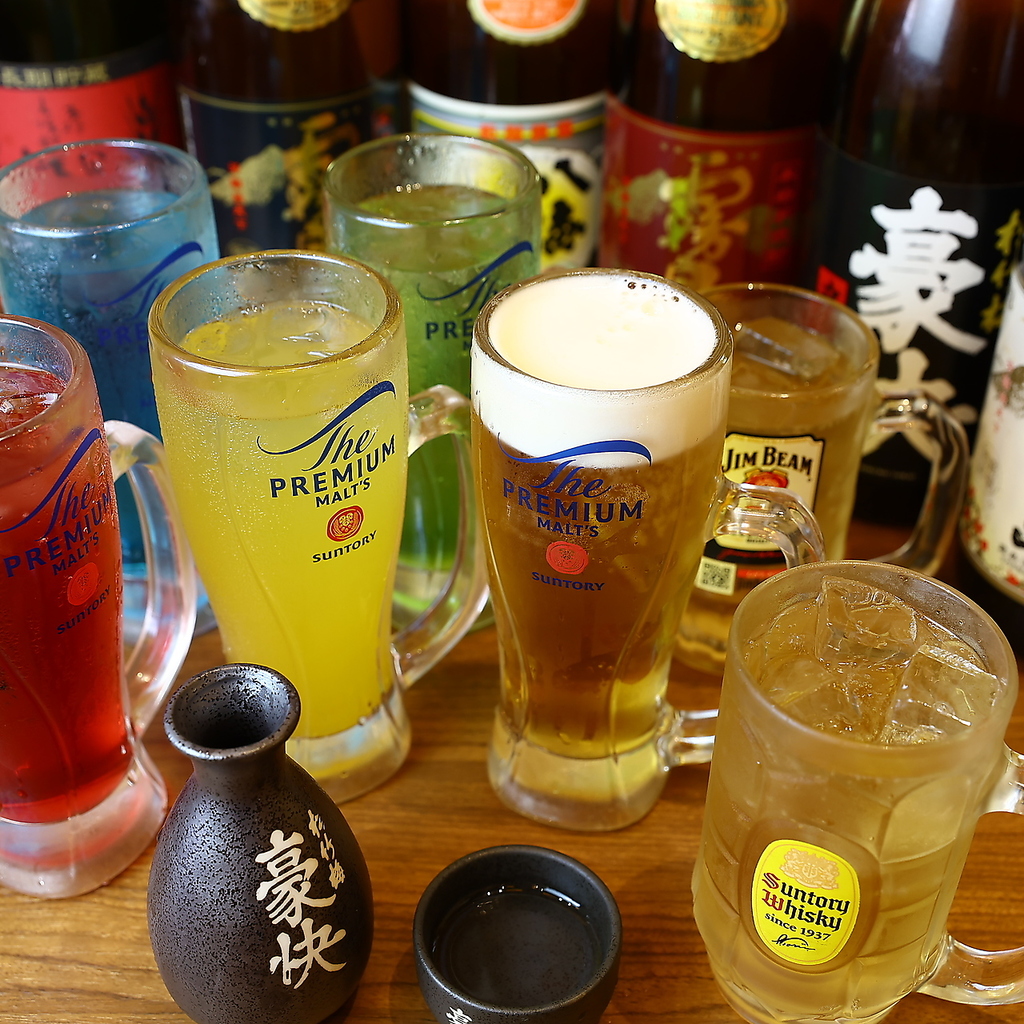 とにかくコスパ最強！！赤字覚悟の飲み放題が大人気！！