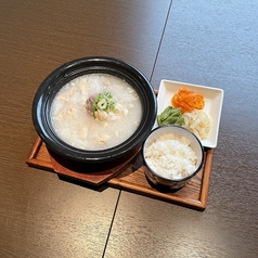ゴムタンスープ 定食