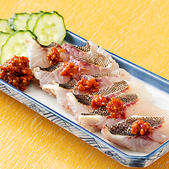イサキ炙り 辛味噌きゅうり