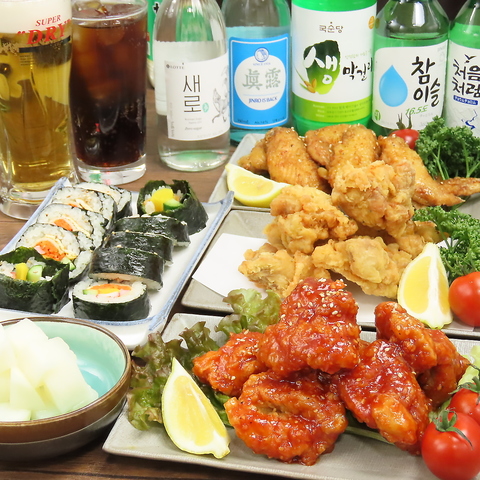 ヤンニョムチキンとキンパが名物！本場の韓国家庭料理を当店でお楽しみください。