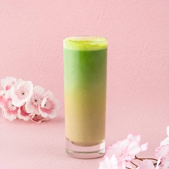 アールグレイ×抹茶アイスラテ