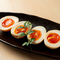 濃厚な宝夢卵を贅沢に使ったお料理の数々