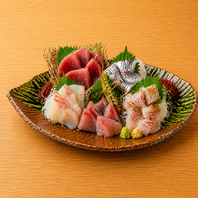 ■産地直送の鮮魚と職人の目利。海の旨味を凝縮した海鮮