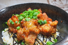 ネギ塩唐揚げ丼