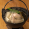 水菜と手羽先の湯豆腐