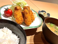 カキフライ定食