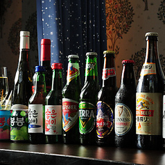 世界のビールも勢ぞろい！！