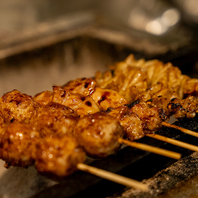 職人技が光る、焼き鳥♪