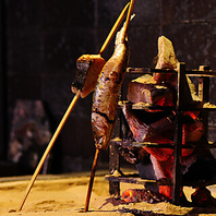 ≪ライブ感を楽しむ≫五感で味わう炉端焼き！