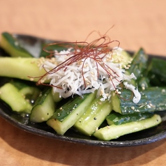 しらすのせたたききゅうり