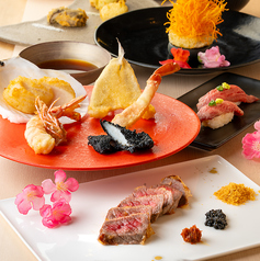 Tempura Asakusa SAKURA さくらのコース写真