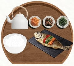 干しイシモチ定食(麦熟成)【数量限定】