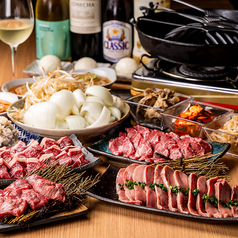 ジンギスカン 羊頓堀のコース写真