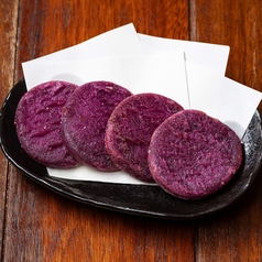 紅芋もちもち天ぷら（うむくじの天ぷら）